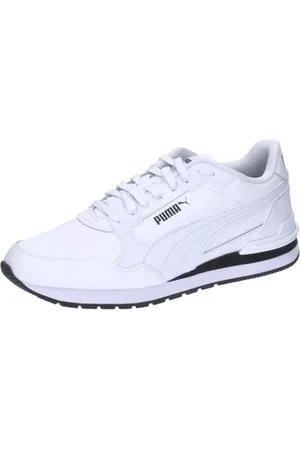 PUMA Unisex ST Runner v4 L Sneaker, White Black White, 42 EU