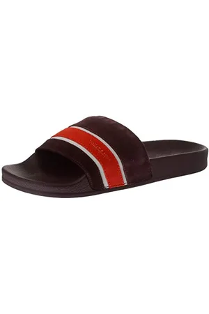 Scotch&Soda FOOTWEAR Herren GALVYN Pantoletten, Mehrfarbig (Bordeaux S520)