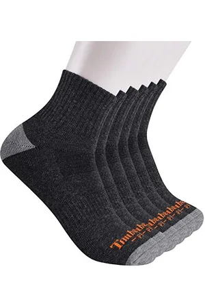 Timberland Herren 6-Pack Performance Quarter Length Socks Freizeitsocken, , Large (6er Pack)