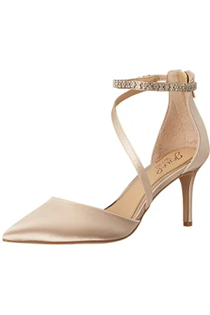 Badgley Mischka Damen Alaia Pumps, Champagner, 41.5 EU