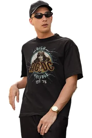 AC/DC Herren MEACDCRTS051 t Shirt Damen, , S
