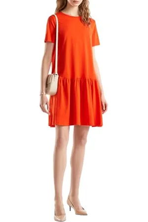 Benetton Damen 3u53dv01h Kleid, , Small