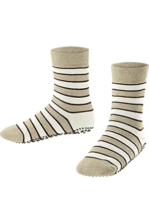 Falke Unisex Kinder Stoppersocken Simple Stripes K Hp Baumwolle rutschhemmende Noppen 1 Paar, , 35/38 EU