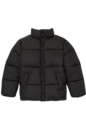 TOM TAILOR Mädchen 1038492 Puffer Winterjacke, 29999-Black, 128