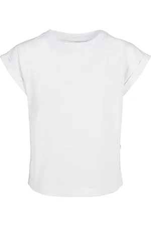 Urban classics Mädchen Organic Extended Shoulder Tee voor meisjes T Shirt, , 122-128 EU
