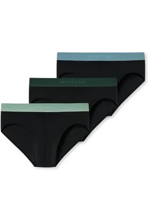 Schiesser Herren 3 Pack Slips Bio Baumwolle Multipack - 95/5 Organic, , 6