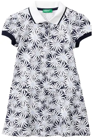 Benetton Mädchen und Mädchen 3lrygv00v Kleid, , 18 Monate