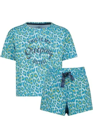 Vingino Mädchen Welina Pajama Set, 1509 Vivid Blue, 14 Jahre EU