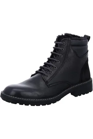 ARA Herren Frederik Schnürschuh Highcut, Black,Grey, 41 EU