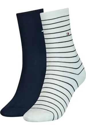 Tommy Hilfiger Damen Small Stripe Socks Socken, Off , 35-38