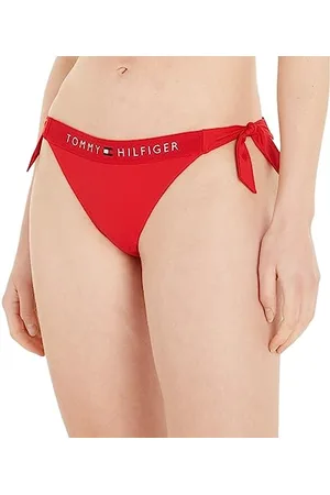 Tommy Hilfiger Damen Bikinihose Seitliche Schnürung Side Tie Cheeky Sport, , L