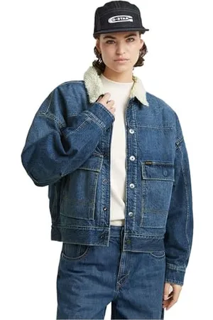 G-Star Damen Drifter Sherpa Jacke, , XXL