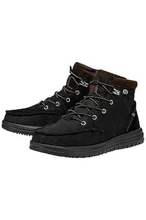 Hey dude Herren Bradley Leather Fashion Boot, Black, 44 EU