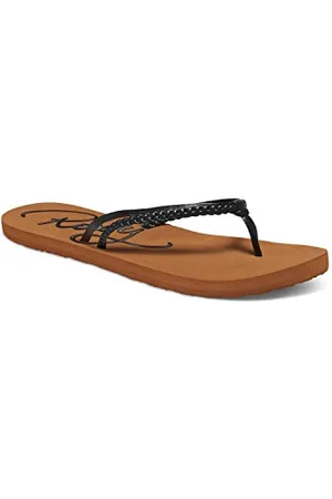 Roxy Cabo Flip Flops Damen Zehentrenner, (Black), 38 EU