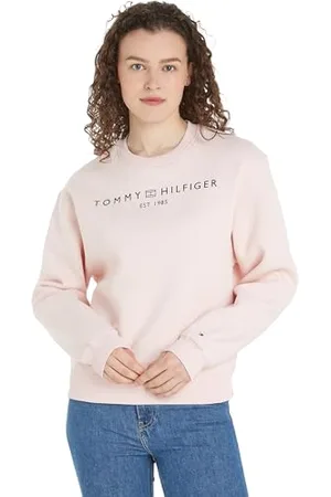 Tommy Hilfiger Damen Sweatshirt Mdrn Reg Corp Logo C-Nk Swtshrt ohne Kapuze, , XXL