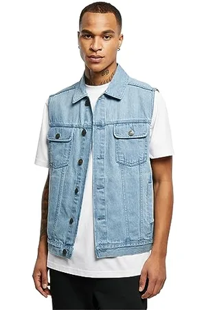 Urban classics Herren TB514-Denim Vest Jacke, , 5XL
