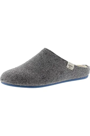 victoria Pantoffeln Unisex Norte Recycelter Filz & Schaffellimitat-Innensohle 1081100 für Erwachsene GRIS 37