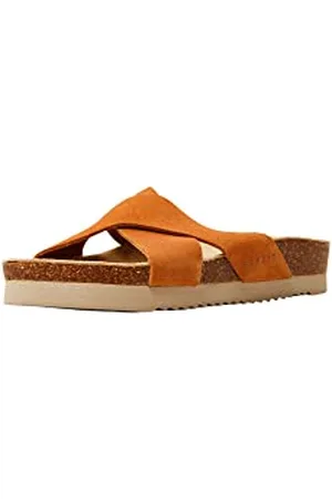 ESPRIT Damen modischer Tieffußbett Slipper, 235/CARAMEL, 38 EU