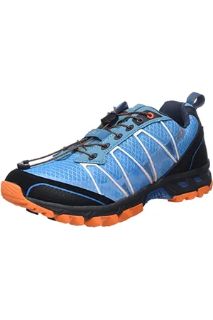 CMP Herren ALTAK Trail Shoe Laufschuhe, Blau-Orange (Reef-Flame), 39 EU