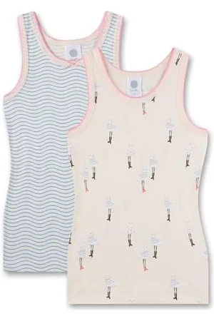 Sanetta Mädchen 336473 Unterhemd, Sheer Pink, 104 EU