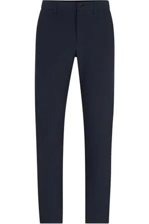 HUGO BOSS Herren T Commuter-Slim Slim-Fit Chino aus bügelleichtem Vier-Wege-Stretch Dunkelblau402 54
