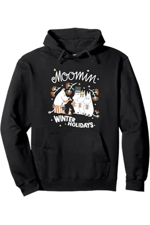 Moomin Mumins Mumins Winterurlaub mamma Heißgetränke Pullover Hoodie