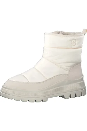 QS by s.Oliver Winterstiefel 5-5-26497-29 Cremefarben VEGAN