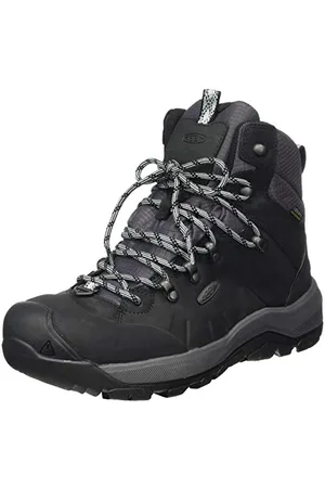 Keen Damen Revel 4 Mid Polar Schneestiefel, Black/Harbor Gray, 37.5 EU
