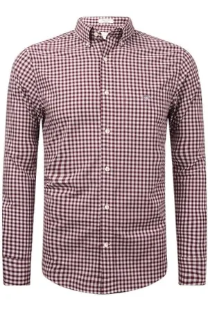 GANT Herren REG POPLIN Gingham Shirt Hemd, , M