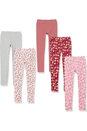 Amazon Mädchen Leggings, 5er-Pack, , 4 Jahre