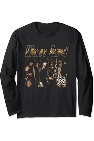 Bon Jovi Offizielle Flames Langarmshirt
