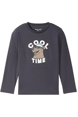 TOM TAILOR Jungen Kinder Longsleeve mit Print, , 92/98