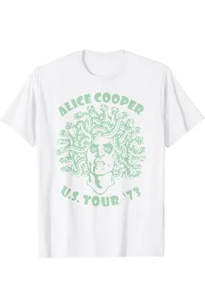 Alice Cooper – Vintage Medusa On White T-Shirt