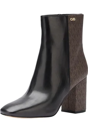 Michael Kors Damen Perla MID Bootie Boots, Black/Brown, 39.5 EU
