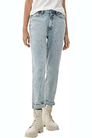 QS by s.Oliver Damen 2119372 Jeans 7 8 Mom fit, , 32W / 30L EU