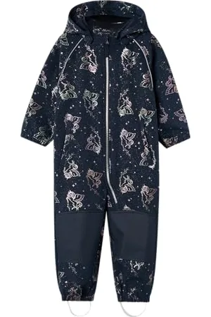 NAME IT Mädchen NMFALFA08 Softshell Suit FOIL FO NOOS Regenanzug, , 80