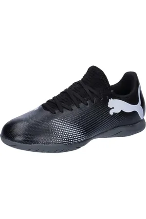 PUMA Soccer Shoe Unisex Kinder, Black White, 31 EU