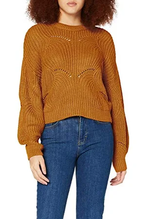 Pieces® Damen Pcbenita Ls O-neck Knit, , M