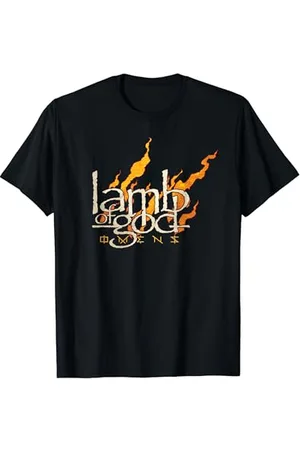Lamb of God Omens Fire Logo T-Shirt