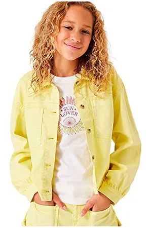 Garcia Kids Mädchen Colbert + Gilet Leichte Baumwolljacke, , 140/146