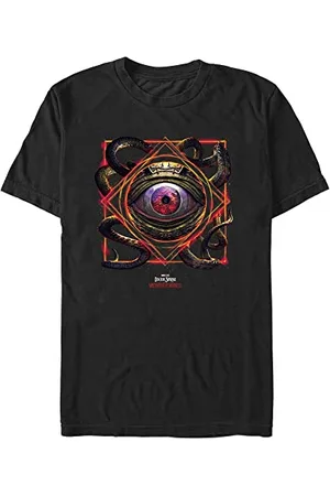 Marvel Unisex Doctor Strange 2 Eyeball Spell Organic Short Sleeve T-shirt, , XL