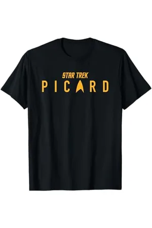 Star Trek Picard Flat Gold Logo T-Shirt
