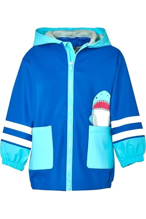 Playshoes Regenjacke Unisex Kinder Wind- und wasserdicht Regenmantel Regenbekleidung, , 86