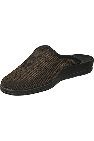 Rohde Herren, Männer, Pantoffeln, Hausschuhe,Puschen,Pantoletten,Latschen,Schlappen,gaeste-Hausschuhe,hausschlappen,pantine,Mocca,45 EU / 10.5 UK