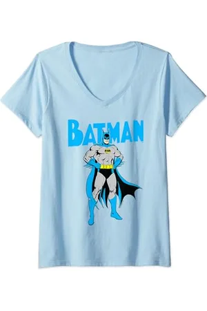 Batman Stance T-Shirt mit V-Ausschnitt