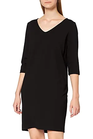 SELECTED Damen SLFCARO-TUNNI 3/4 Short Dress B NOOS Kleid, Black, M