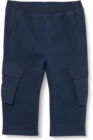 QS by s.Oliver Junior Jungen Sweathose mit Cargo Taschen Blue 68