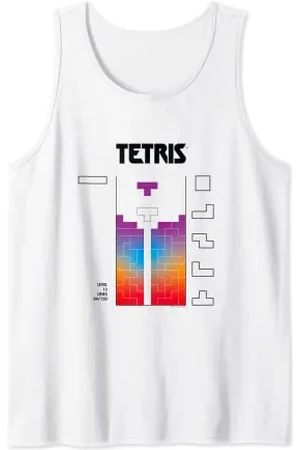 Tetris Color Fade Spielkunst Tank Top