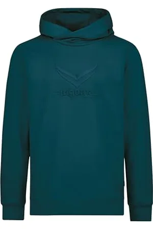 Trigema Herren Kapuzenpullover mit großem 3D-Motiv,