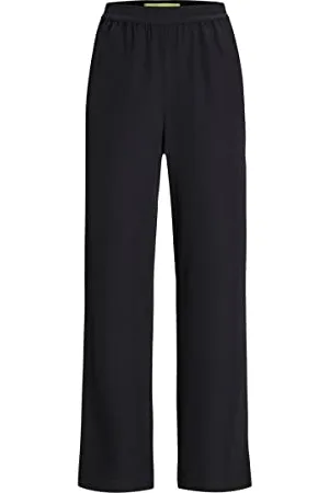 JJXX Damen JXPOPPY REGULAR HW PANT NOOS Hose, Black, M/32